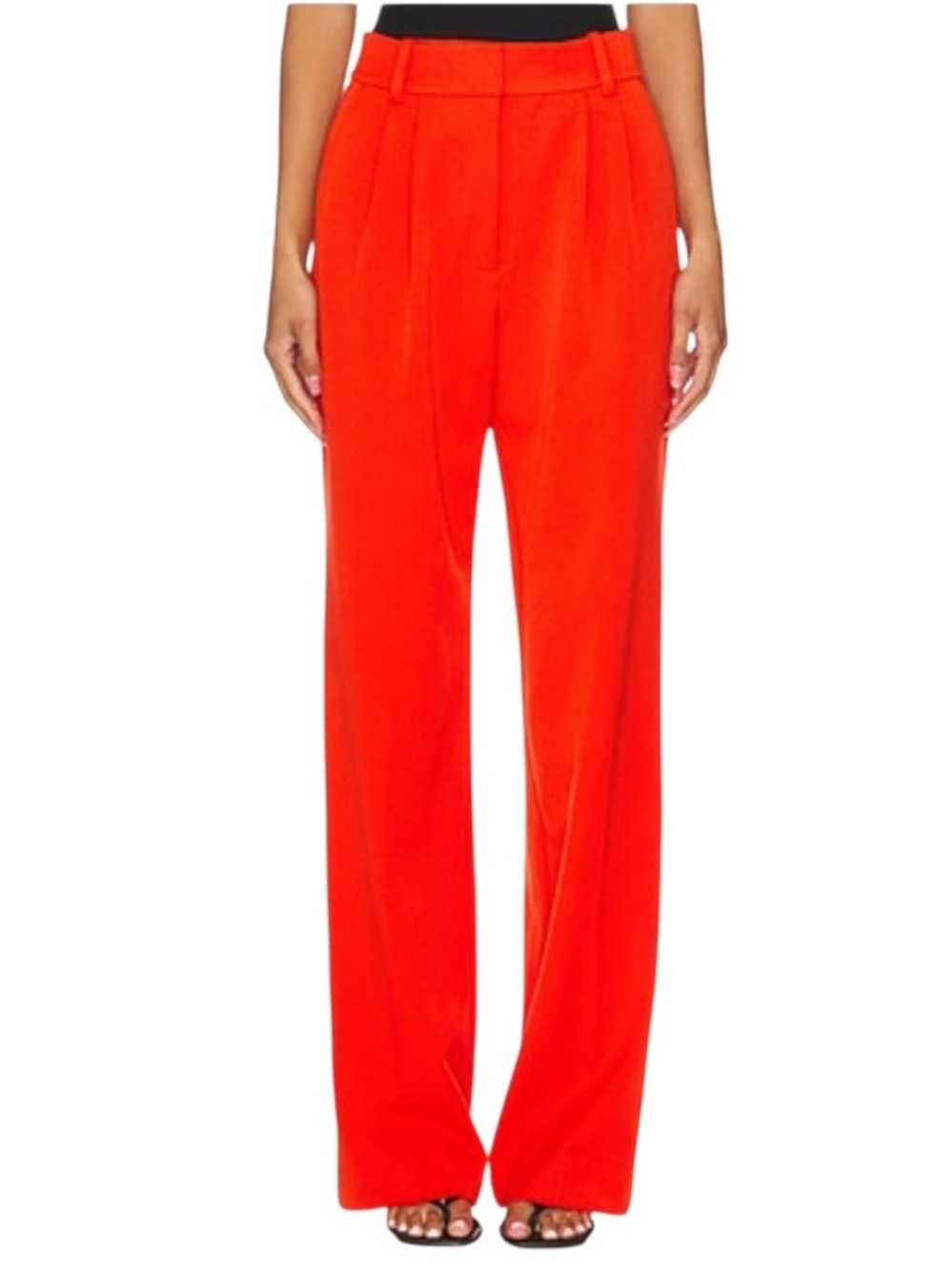 NWT Favorite Daughter Trousers Favorite Pants Wide Leg in Pomodoro Red